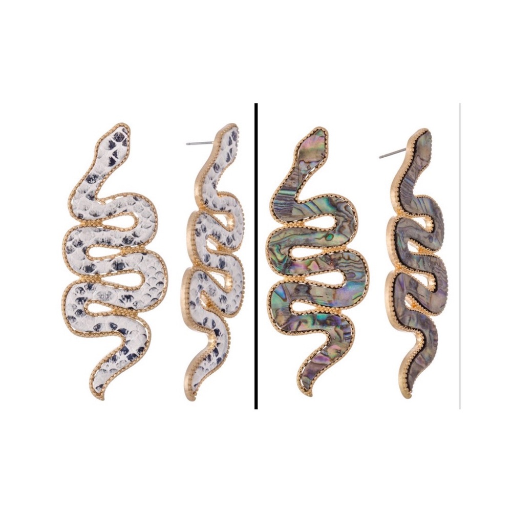 Scales earrings